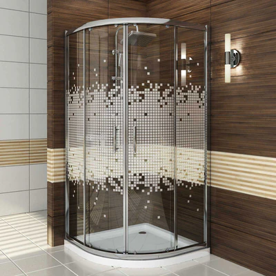 Semicircular Shower enclosure Invena (90х90) — Ver 3