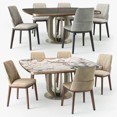 Cattelan Italia Belinda chair Soho table — Ver 1