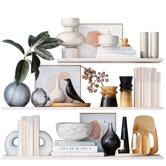 Shelves with decor — Descargar