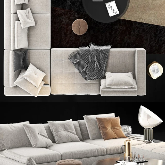 Minotti Lawrence Sofa — Descargar