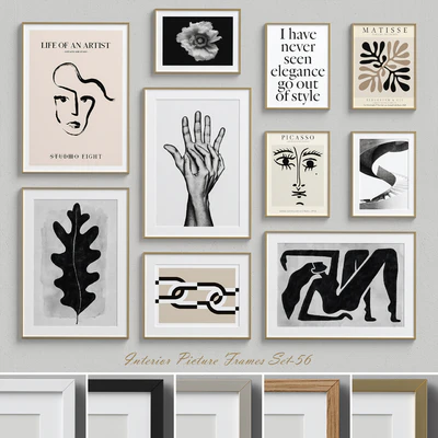 Interior Picture Frames Set-56 — Ver 1