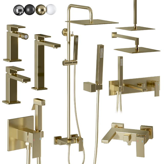 Faucets and showers Boheme Qubic set — Descargar