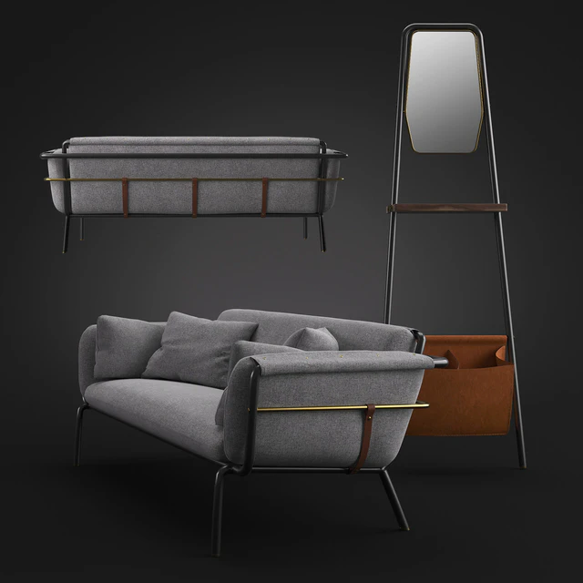 STELLAR WORKS Valet Love Seat &amp; Hallway — Descargar