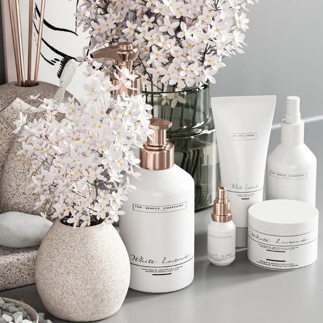 Bathroom Accessories with Plant A — Descargar