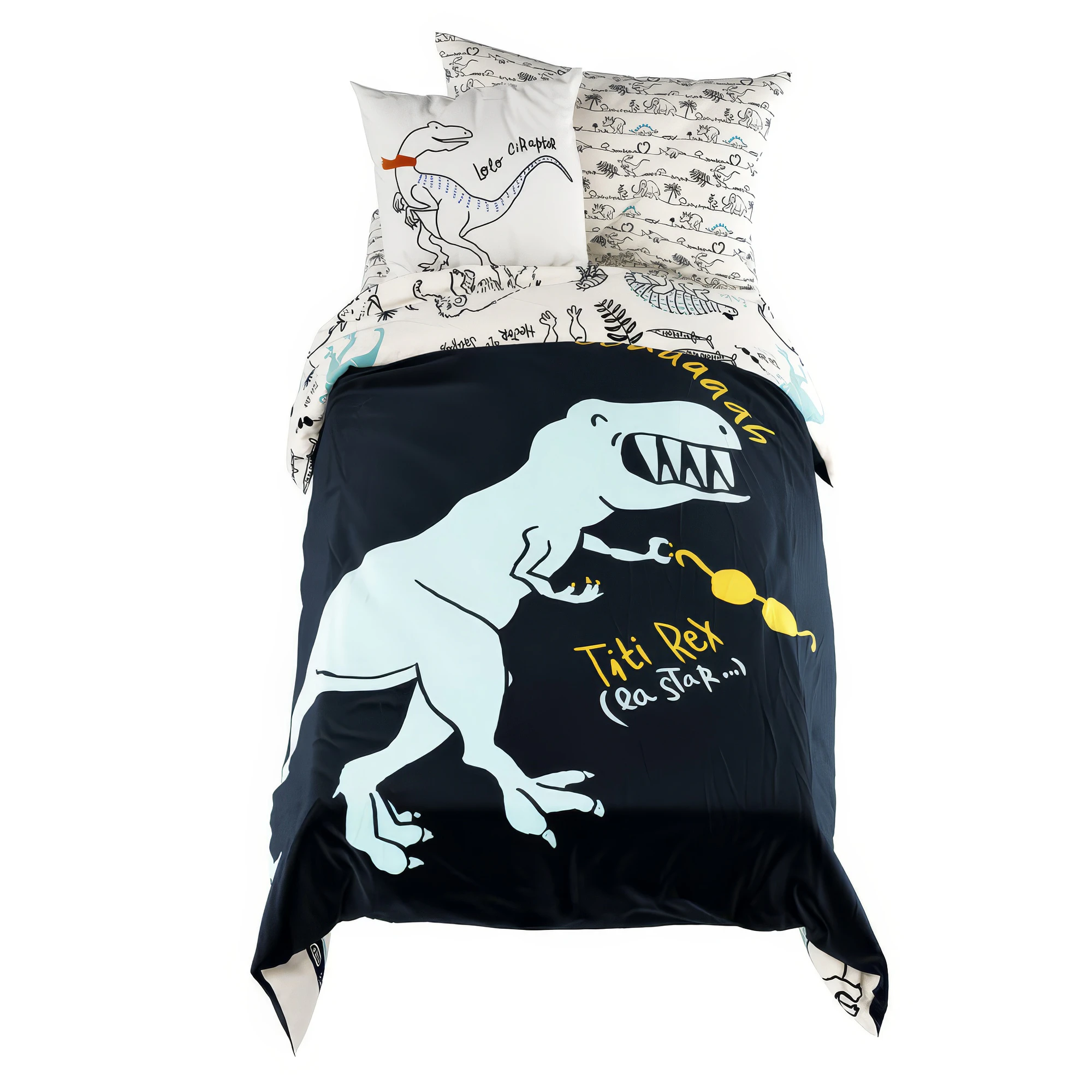 dinoland bedding set for children by vertbaudet — Download