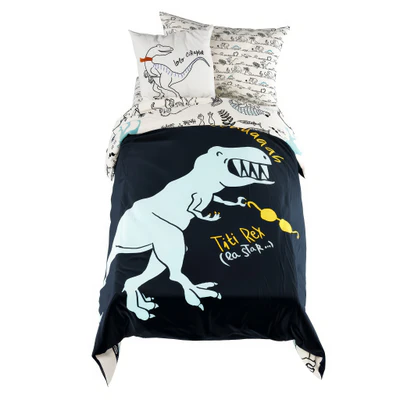 dinoland bedding set for children by vertbaudet — download