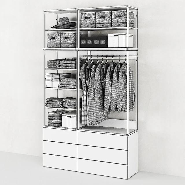IKEA | OPHUS Wardrobe with 6 drawers — Скачать