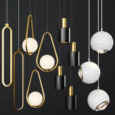 Pendant lights set 054 — Скачать