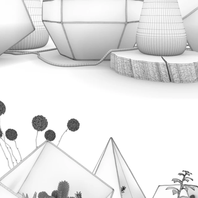 Set of florariums — Descargar