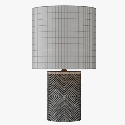 Etched Glass Table Lamp — Ver 2