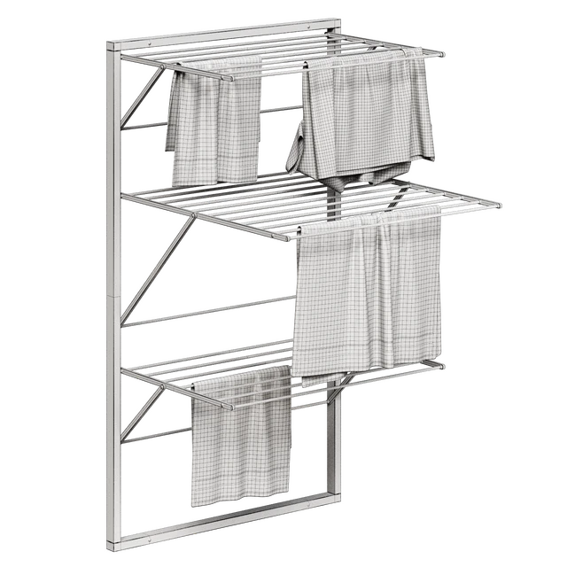 Folding wall-mounted drying rack Arredamenti Italia — Descargar