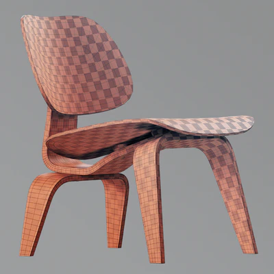 Vitra Plywood Lounge Chair Wood (LCW) — Ver 2