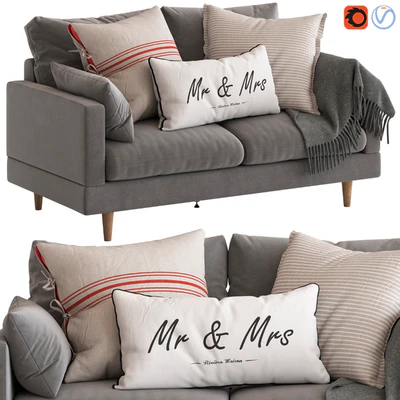 Temple and Webster Silas 2 Seater Sofa — View 1