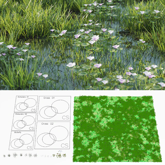 Grass and puddle — Descargar