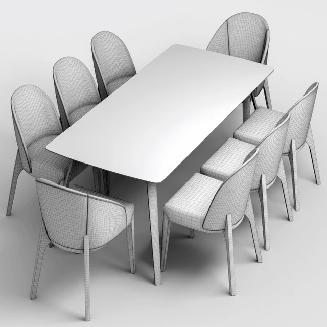 Dining Set Bugatti Sandalye — Descargar