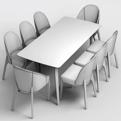 Dining Set Bugatti Sandalye — Ver 3