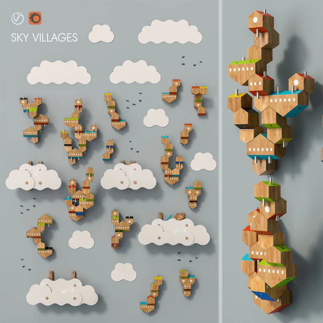 Sky Villages set 17 — Скачать