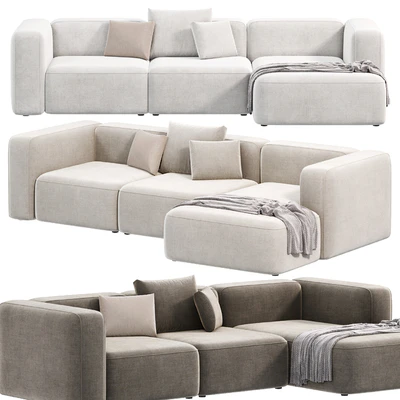 BASECAMP CHAISELOUNGE left Modular Sofa by makenordic — Вид 3