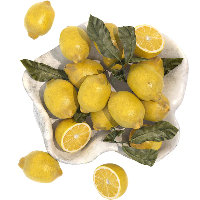 bowl of yellow lemons — Download