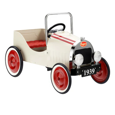 classic white pedal car by baghera — download
