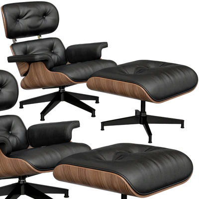 Eames Style Lounge Chair & Ottoman — Вид 4