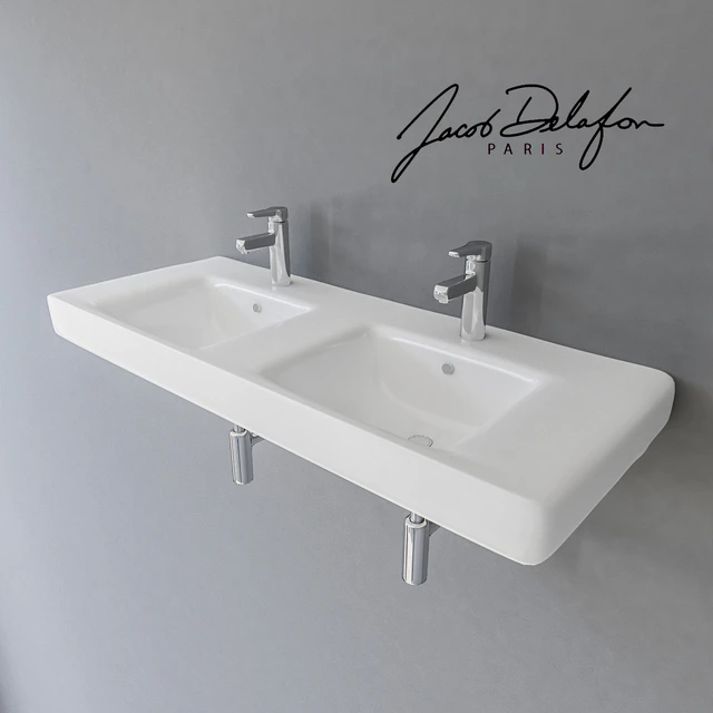 Double sink Jacob Delafon Odeon Up — Descargar