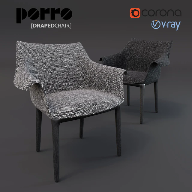 Porro, Draped Chair — Скачать