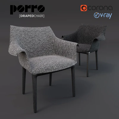 Porro, Draped Chair — Вид 1