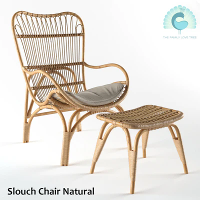 The Family Love Tree Slouch Chair Natural — Ver 1