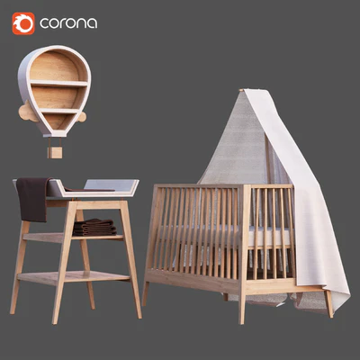 Child room (baby) Furnitures 01 — Ver 1
