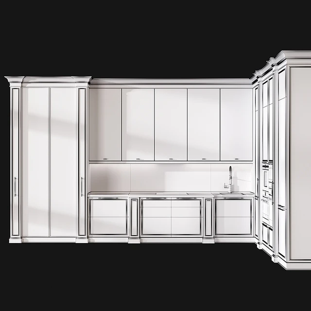 Kitchen in neoclassical style 82 — Descargar