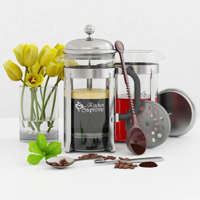 French Press Coffee &Tea Maker, Kitchen supreme — Ver 1