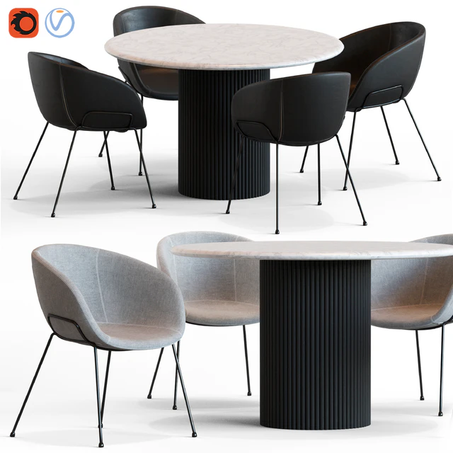 Globewest Benjamin Table and Duke Chair — Download