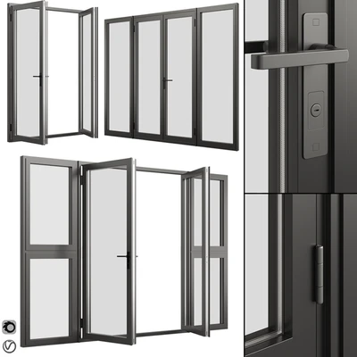 A set of metal windows and doors. — Ver 1