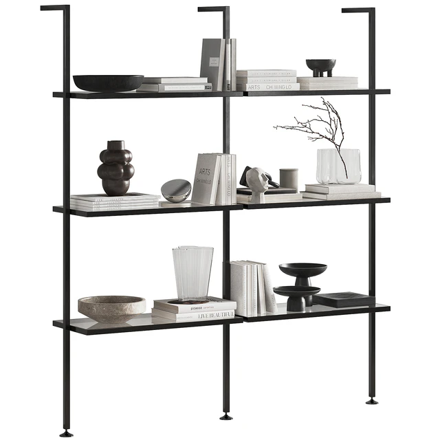 Shelving unit with Zalf decor — Descargar