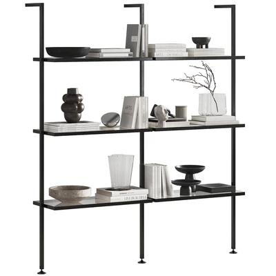 Shelving unit with Zalf decor — Ver 1