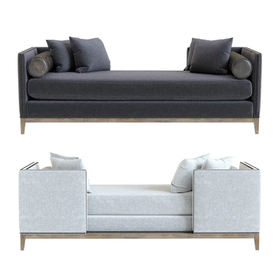 West Elm Nailhead Double Chaise — Ver 3
