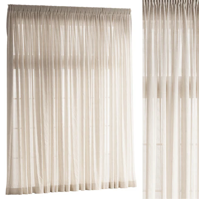 Linen Translucent Curtain — Ver 2
