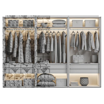 Porada My Suite Glass Doors Wardrobe — Вид 3