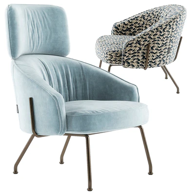 Bonaldo bahia armchairs — Ver 1