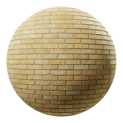 spotted running bond brick wall texture yellow — download