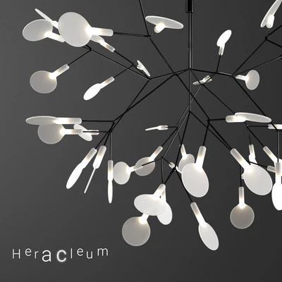 Chandelier Moooi Heracleum II Small BLACK — Ver 2