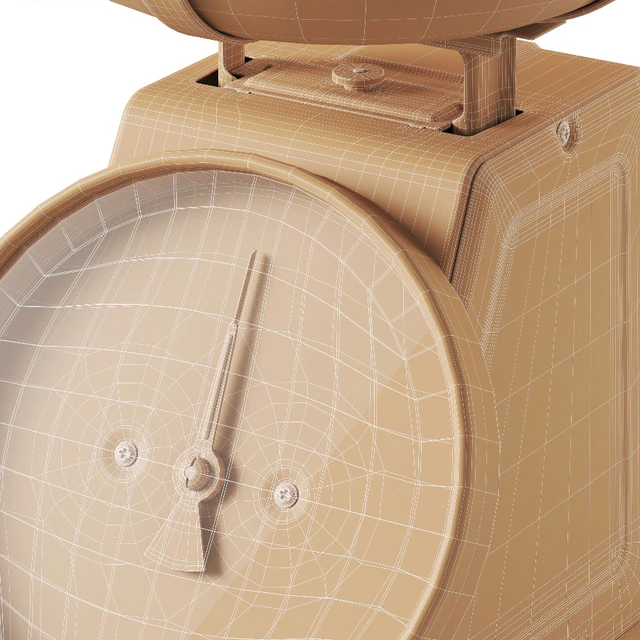 Kitchen appliance. Retro-style scales. — Descargar