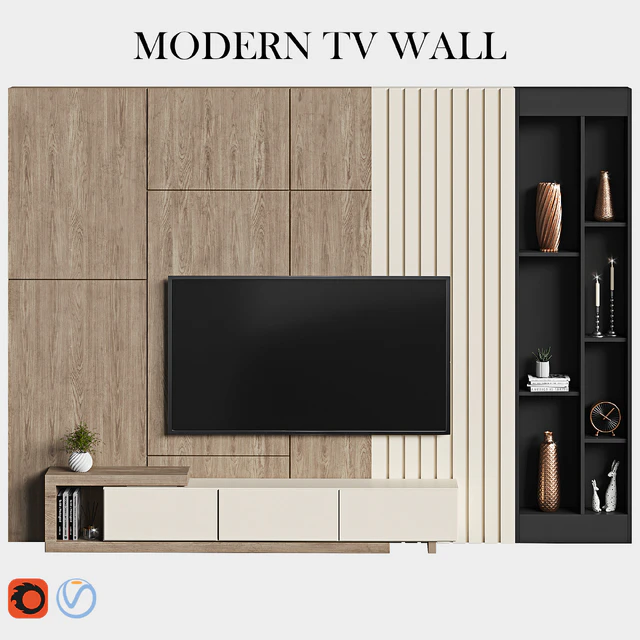 modern tv wall 11 — Скачать