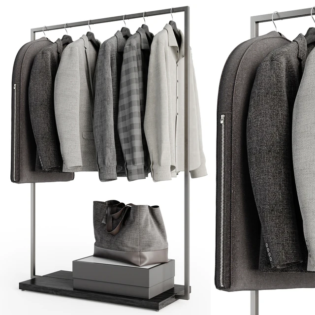 Rack with clothes 01 — Descargar