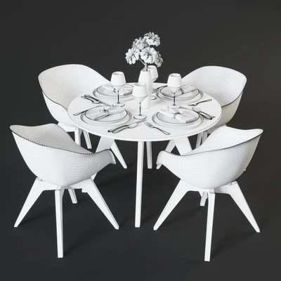 Обеденный стол и стулья BoConcept Adelaide — Вид 2
