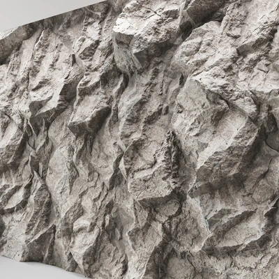 Rock cliff wall №32 — Вид 2