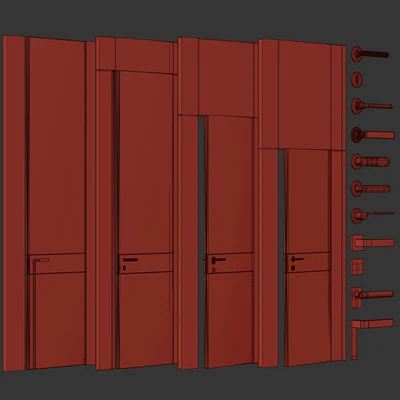 Planum PRO concealed doors with frame and fittings — Ver 3