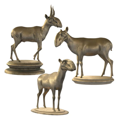 Sajga sculpture — Ver 1