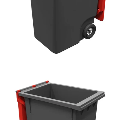 Wooden trash can house — Ver 3